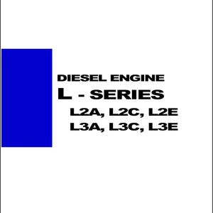 Fits Mitsubishi - 2 3 2001 L-Series Diesel Engine Service Parts Manual