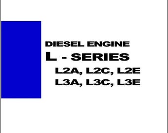 Fits Mitsubishi - 2 3 2001 L-Series Diesel Engine Service Parts Manual