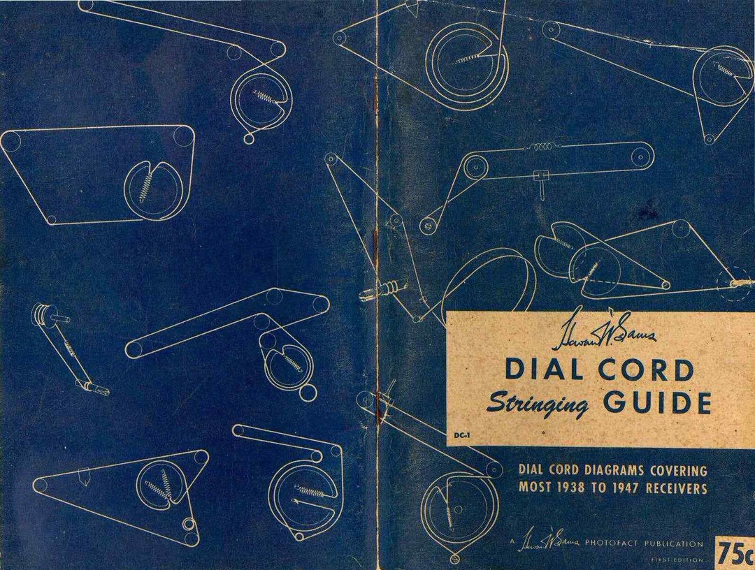 Instruction Manual Sam's Dial Cord Stringing Guide for Antique Radios