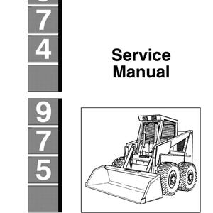 Fits Bobcat - 974 975 Skid-Steer Loader Workshop Service Repair Manual