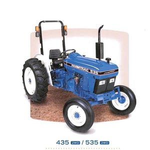 Fits Farmtrac - 435 & 535 2WD Tractor Service Parts Manual