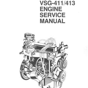 Fits Ford - VSG-411 & VSG-413 Diesel Technical 1987 Engine Service Manual
