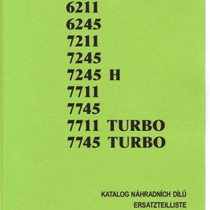Fits Zetor - 5211-7745 Turbo Tractor Service Parts Manual