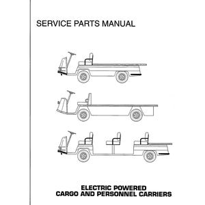 Pasuje do EZGO 1994 Electric Golf Cart Service Parts Manual Pasuje do Xl-775 Xl-875 Xl-881 Xl-875P