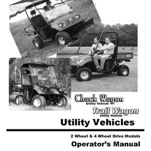 Download Now - Operator&#39;s Manual Trail Wagon Utility Vehicle
