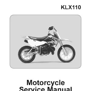 Download Now - 2002 - 2009 Service Repair Workshop Manual  KXL110 + Electrical Diagrams Kawasaki