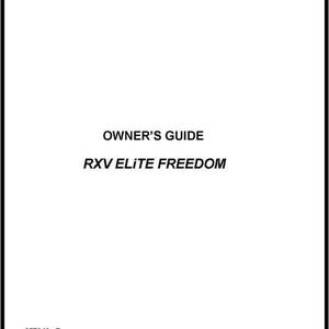 2017 EZGO 電動ゴルフカートに適合 取扱説明書 RXV Elite 48Vに適合 今すぐダウンロード -