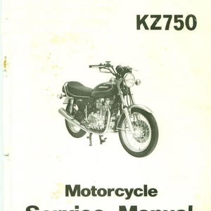 Download Now - Technical Workshop Manual 1975 1977 1978 1980  Kz750 Twin N14 Kawasaki