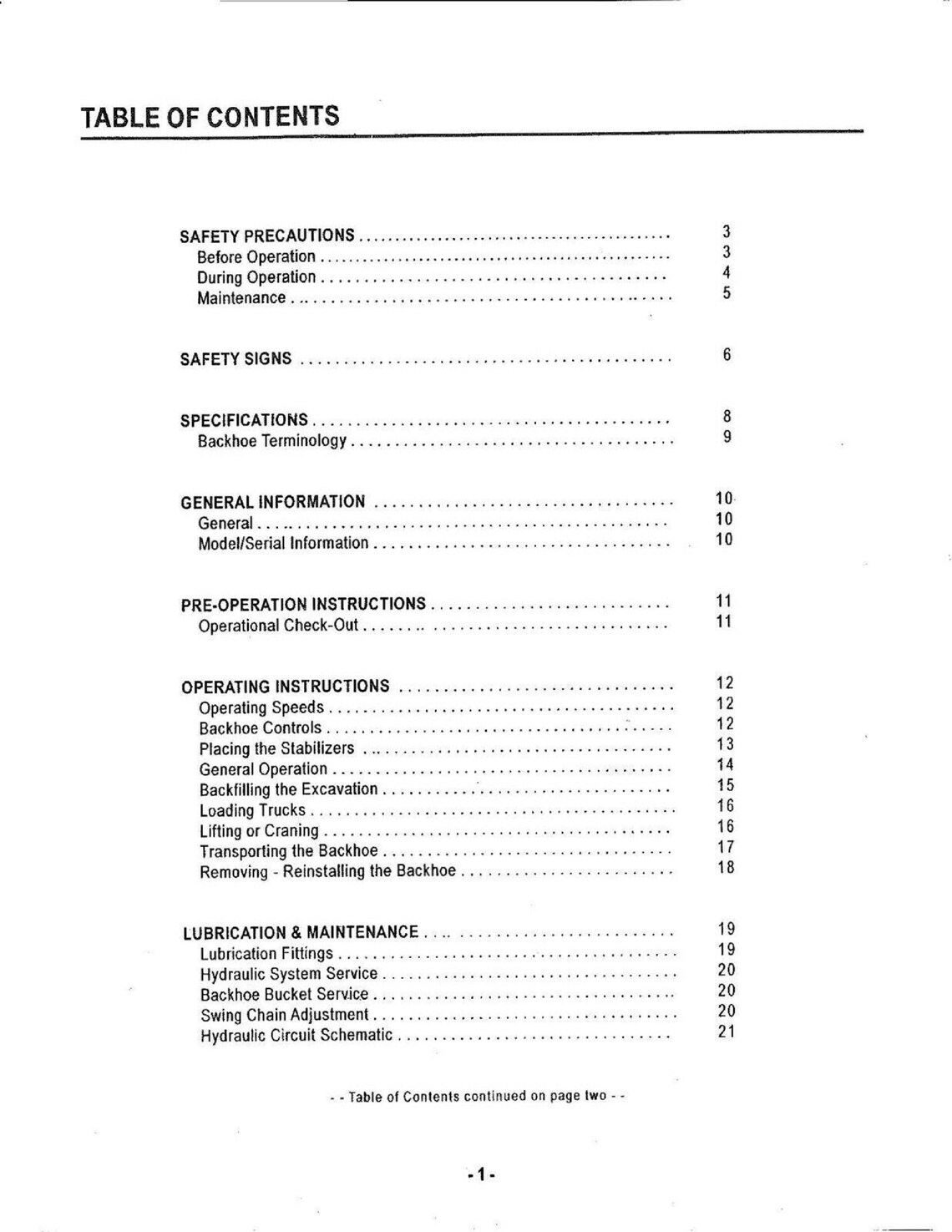 Kubota B4672A & BL4690B Backhoe Attachment Operator and Parts Etsy