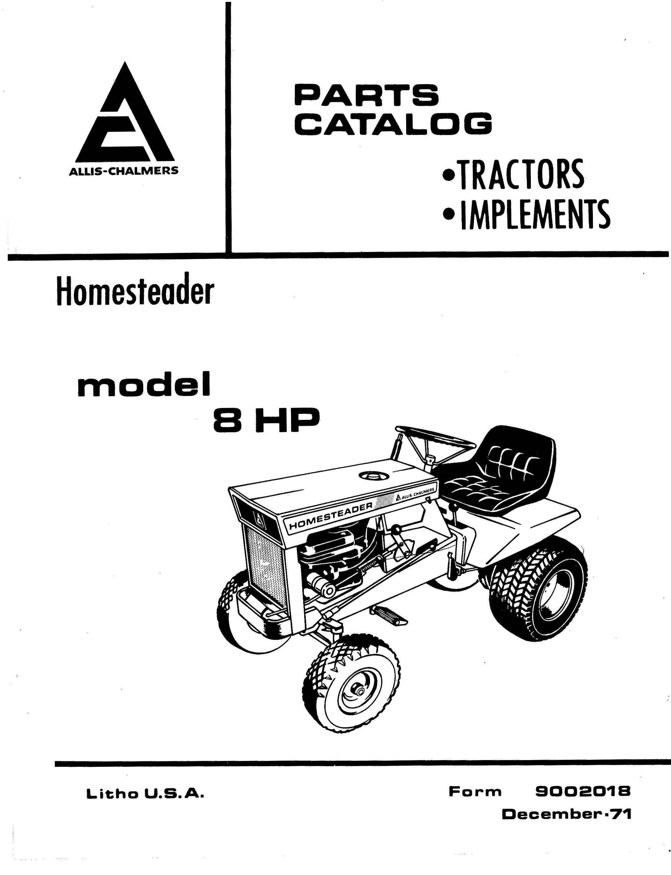 1971 Tractor & Implements Service Parts Manual Deutz Allis - Etsy