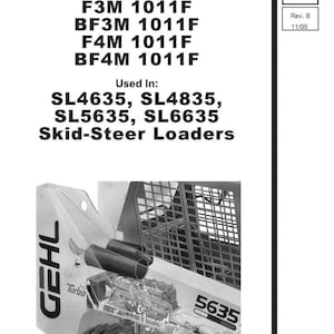 Download Now - Engine Motor Tractor Truck Workshop Repair Service Manual 1011F Gehl