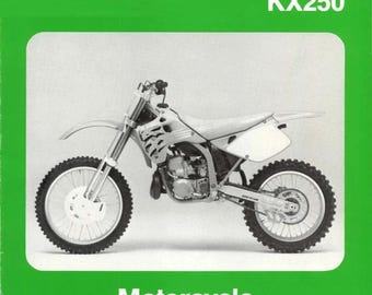 Fits Kawasaki -  Service Repair Workshop Manual KX125 & KX250  1992 1993 Kawasaki