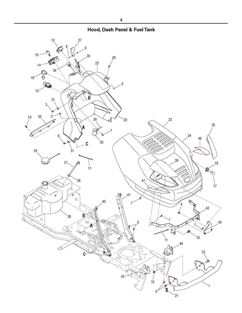 Zero Turn Riding Mower Service Parts Manual Cub Cadet Models I1046 I1050 - Etsy