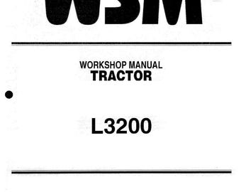 Fits Kubota - L3200 Tractor Service Workshop Shop Repair Manual & Operators Manual
