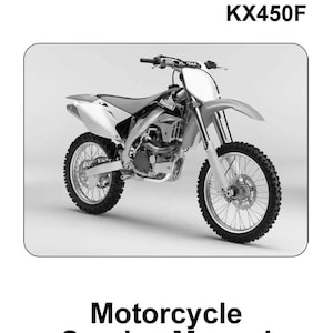 Passend für Kawasaki - 2006 - 2008 Wartung Rekonstruktion Service Reparatur-Handbuch KLX 450 KX450F Kawasaki