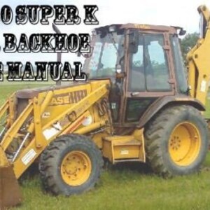 Fits Case - 580B Backhoe Loader Tractor Service Repair Manual Case IH 580B Construction King