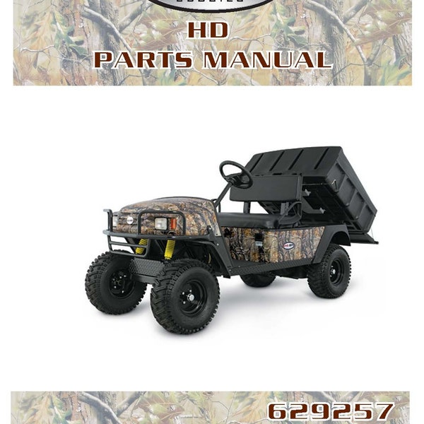 2012 HD 48V Electric Service Parts Manual Bad Boy Buggie 257