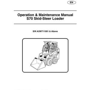 Fits Bobcat - S70 Skid Steer Loader Operation & Maintenance Manual