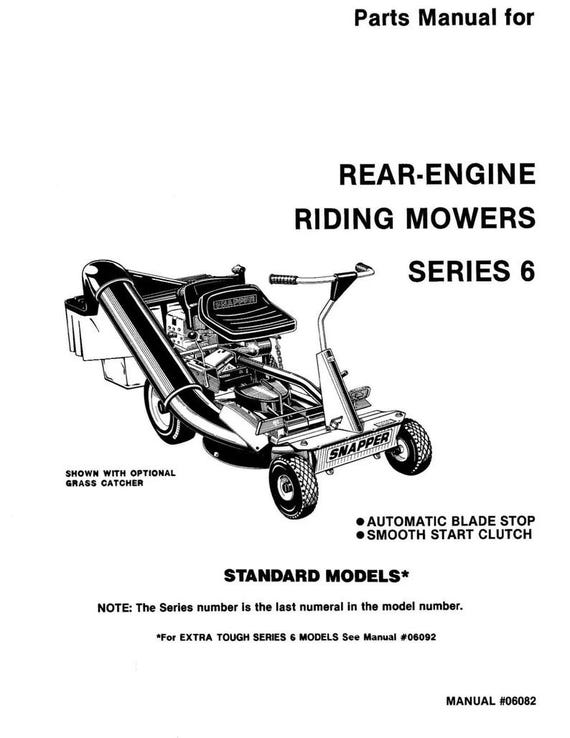 Snapper series 6 sale