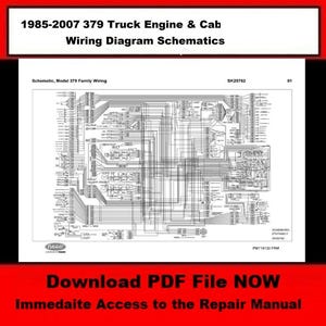 Download Now - 1985-2007 Truck Engine & Cab Wiring Diagram Schematics 379
