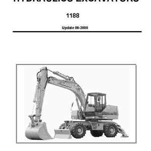 Fits Case - 1188 Hydraulics Excavators Service Repair Manual