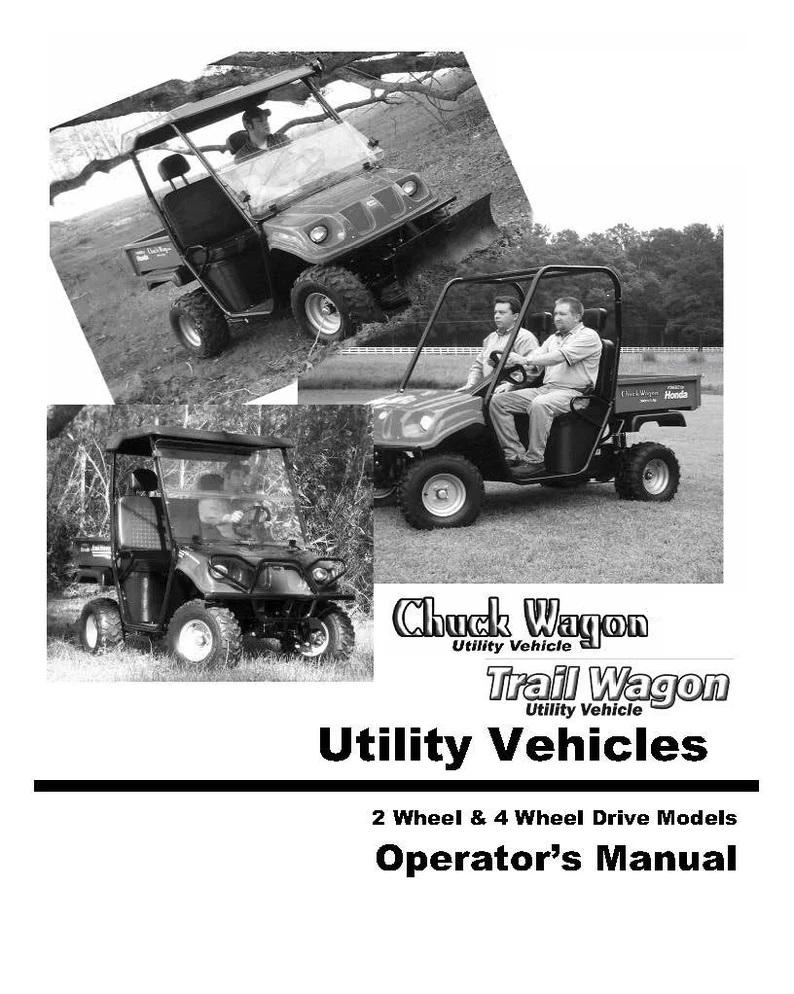Paper Manual - UTV Chuck Wagon & Trail Wagon Operator Manual Fits 2-4 Wheel Drive Model