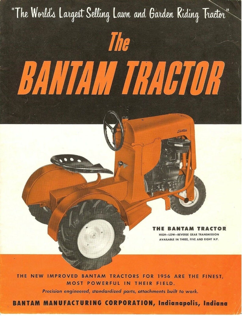 Tractors Sales Brochure 1950 Bantam 3000 5000 8000 3 5 & 8HP Etsy