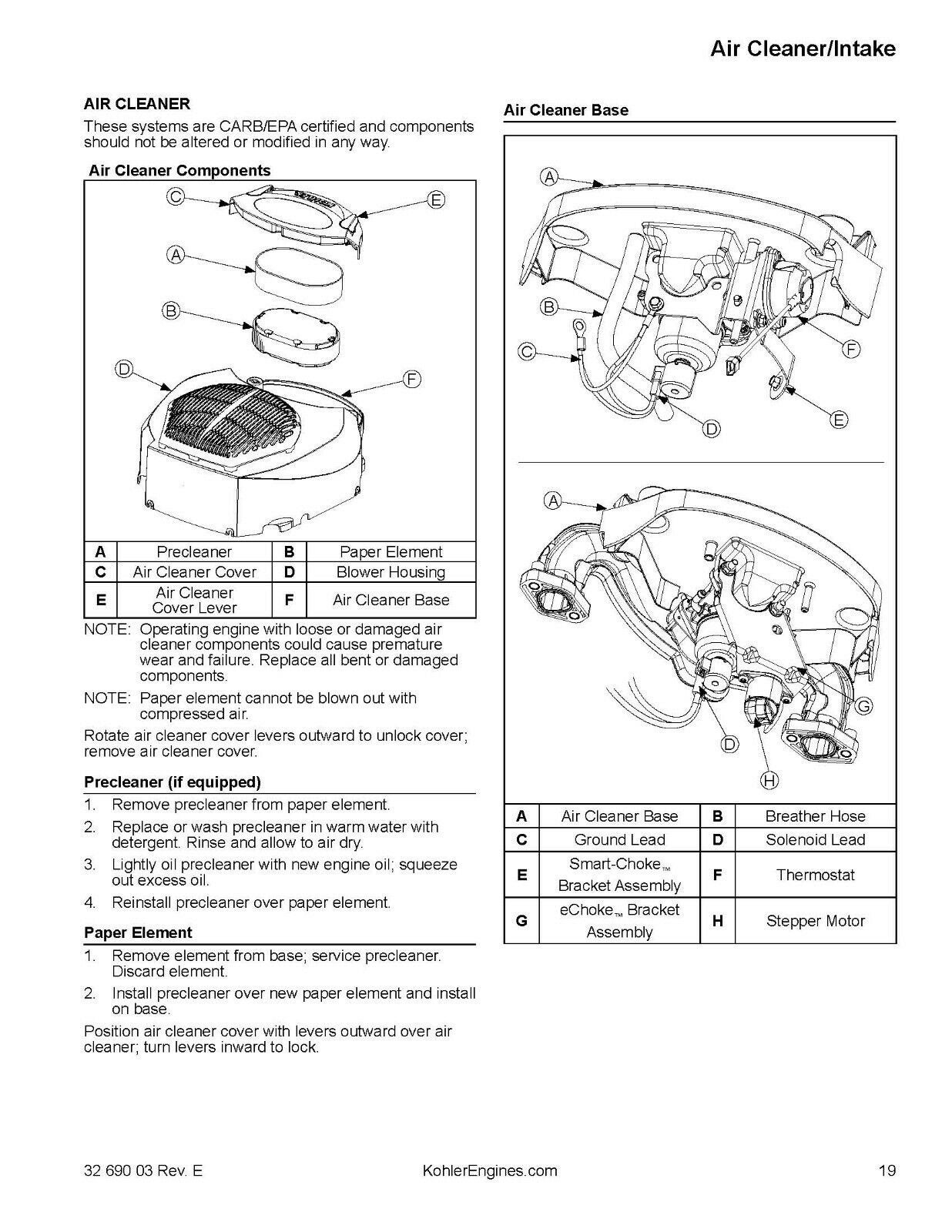 ENGINE Repair Manual KOHLER KT715 KT745 ENGINE Etsy