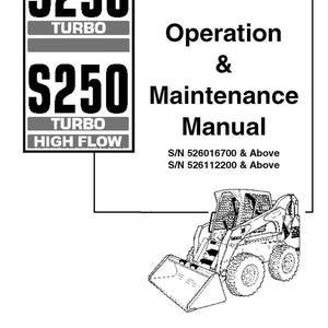 Fits Bobcat - S250 S300 Skid Steer Loader Workshop Service Repair Manual
