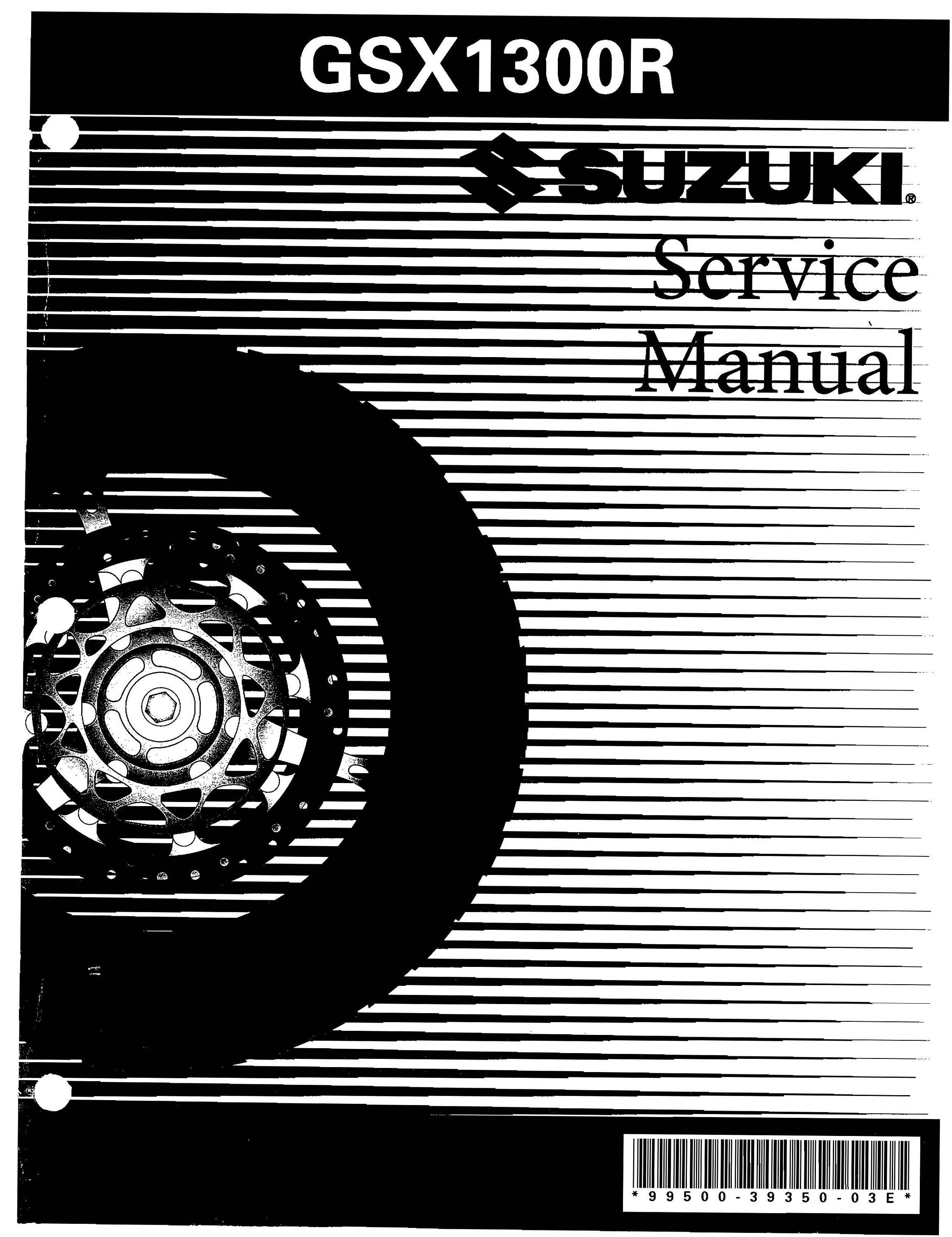 Pour Suzuki-2000 2001 2002 2003 2004 2005 Manuel d'entretien GSX1300R