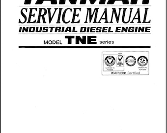 Manuel de réparation d'atelier de moteur Diesel pour Yanmar modèle TNE série TNE1