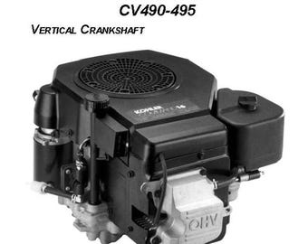 Fits Kohler - Command CV11-16 CV460-465 CV490-495 Engine Vertical Crankshaft Service Repair Manual