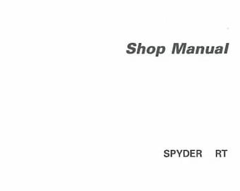 Download Now - Service Repair Manual 2012 Spyder RT-S RT Limited SM5 SE5 Roadster
