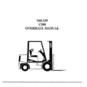 Fits Clark - OH-339 C500 Forklift Workshop Service Repair Overhaul Manual