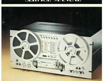 Owners Manual & Service Manual Pioneer RT-707 Reel to Reel Tape