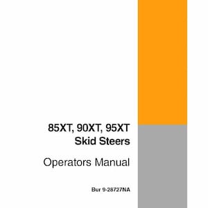 Fits Case - 85XT 90XT 95XT Skid Steer Loader Operators Operation Maintenance Manual