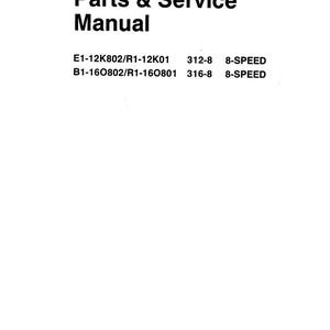 Fits Wheel Horse - 312-8 316-8 Garden Tractor Service Repair & Parts Manual
