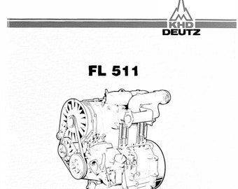 F1L 511 F2L 511 Service Werkstatt Reparatur Handbuch Motor Motor Reparatur Deutz