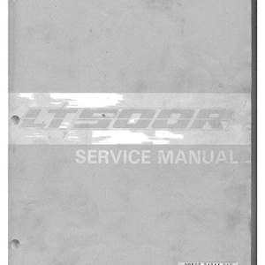 Fits Suzuki - 1987 1988 1989 1990 LT500R Quadzilla Service Repair Manual