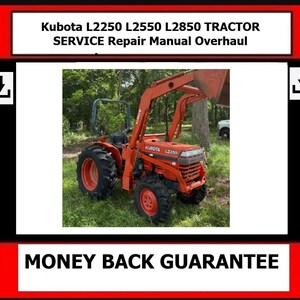 L2250 L2550 L2850 TRACTOR SERVICE Repair Manual Overhaul