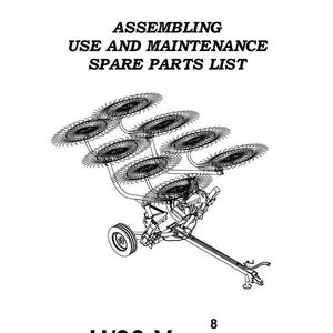 Paper Manual - Operator Manual Wheel Rake H/90-V 8, 10, 12