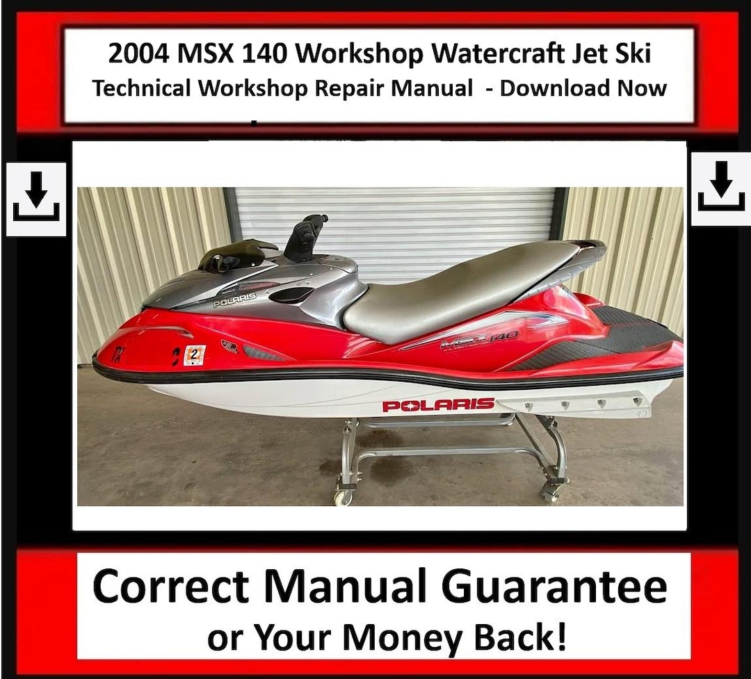 2004 MSX 140 Workshop Watercraft Jet Ski Technical Workshop Repair