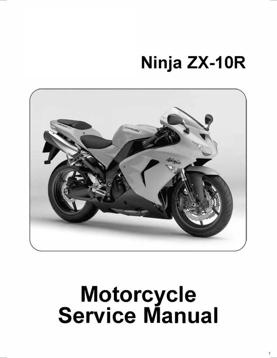 Service Manual Kawasaki 2017 Ninja ZX-10RR Repair