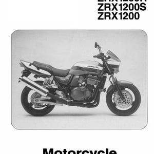 Fits Kawasaki - 2001 to 2006 1200 Technical Workshop Service Manual  ZRX 1200 R S Kawasaki