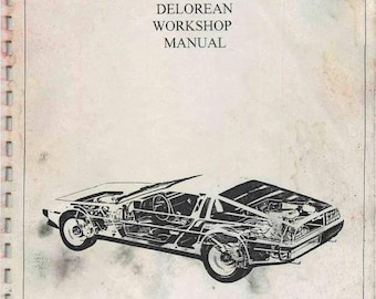 Fits DELOREAN - WORKSHOP SERVICE Repair Manual