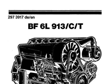 Fits Deutz - Model BF 6L 913-C-T Engine Operations Instructions Manual