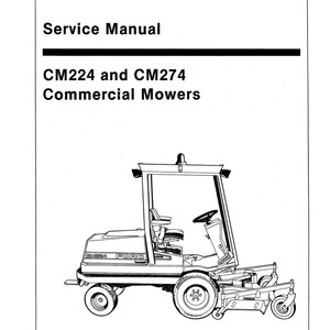 Fits Ford - CM224 & CM274 Front Mowers Service Workshop Repair Manual