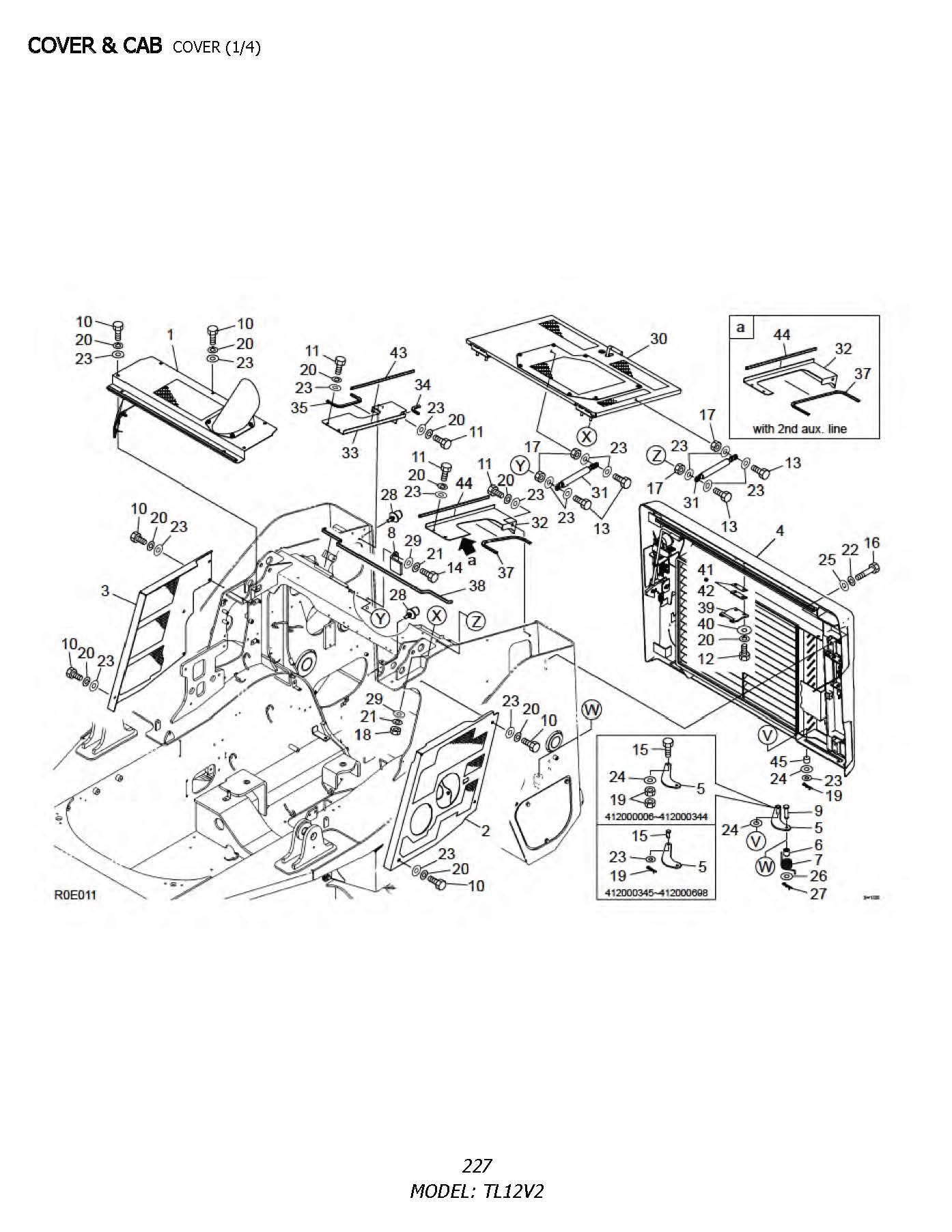 taiページ 12v2 10V2 / TL12V2 / TL12R2 Track Loader Operator Manual - Wire