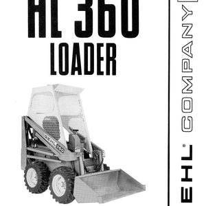 Service Parts Manual Gehl Loader HL360 902572