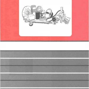 Paper Manual - 165 150 175 Tractor Service Parts, Engines Manual Fits 165 150 175
